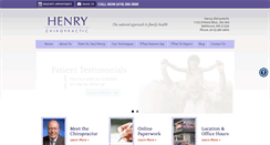 Desktop Screenshot of henrychiro.net