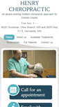 Mobile Screenshot of henrychiro.com